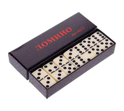 Домино настольная игра в картонной коробке SP-Sport 28 костей белый