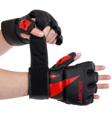 Рукавиці для змішаних єдиноборств MMA Zelart M-XL кольори в асортименті