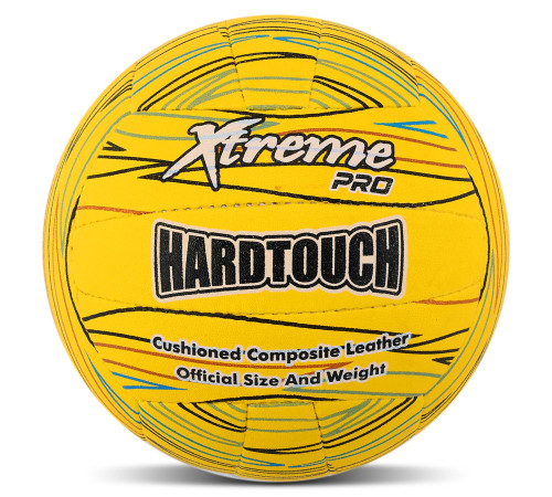 Мяч волейбольный Composite Leather HARD TOUCH №5 желтый