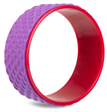 Колесо для йоги масажне SP-Sport Fit Wheel Yoga фіолетовий-рожевий
