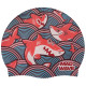 Шапочка для плавання силіконова юніорська MadWave Junior SHARKY кольори в асортименті