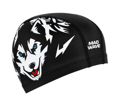 Шапочка для плавания текстильная MadWave Husky цвета в ассортименте