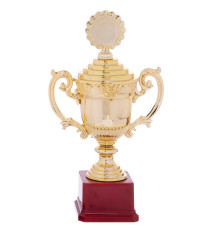 Кубок спортивний нагородний SP-Sport Courage висота 29,5см золотий