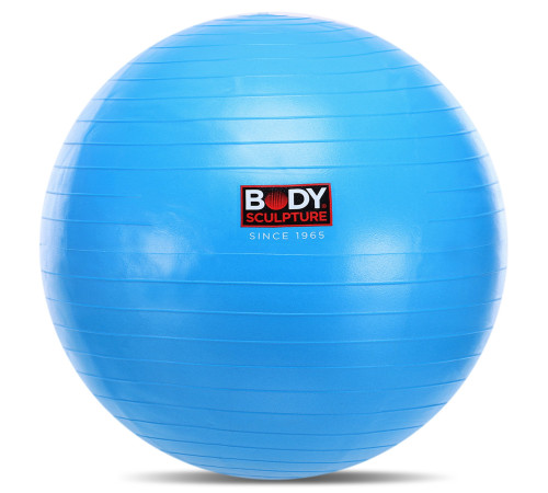 Фітбол м'яч для фітнесу глянцевий BODY SCULPTURE ø75см синій