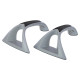 Упоры для отжиманий 2штуки BODY SCULPTURE PUSH-UP BAR черный-серый