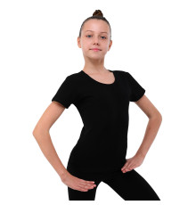 Футболка спортивная детская SP-Sport XS-XL черный