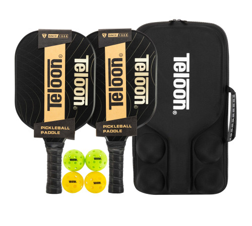 Набір для піклболу TELOON TL5007-SET 2 ракетки 4 м'ячі з чохлом