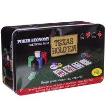 Набір для покеру в металевій коробці Texas Holdem Poker set SP-Sport 200 фішок