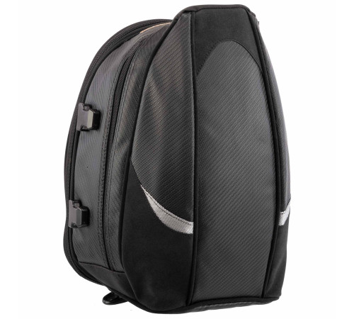 Сумка на бак мотоцикла на магнітах Tank Bag ROUGH and ROAD 23x20+7x34см чорний