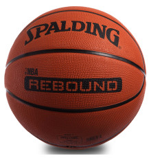 М'яч баскетбольний гумовий SPALDING NBA REBOUND OUTDOOR розмір 7 помаранчевий