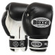 Рукавиці боксерські на липучці шкіряні BOXER 10-12унцій кольори в асортименті