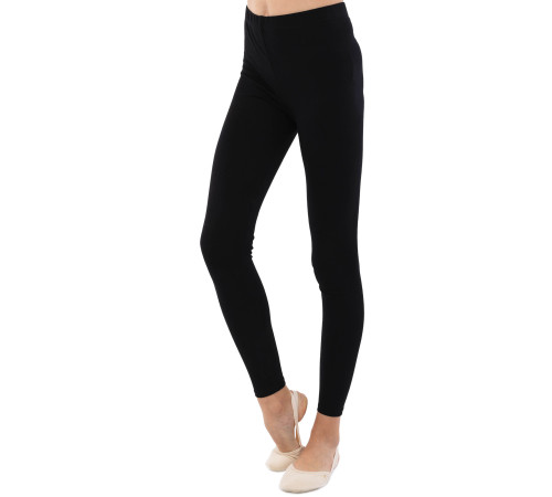 Лосины для танцев и гимнастики детские из хлопка SP-Sport XS-XL черный