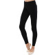 Лосины для танцев и гимнастики детские из хлопка SP-Sport XS-XL черный