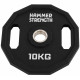 Млинці диски поліуретанові 2 Handle металева втулка HAMMER STRENGHT ø50мм 10кг чорний