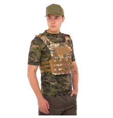 Плитоноска для бронепластин із системою MOLLE Military Rangers кольори в асортименті