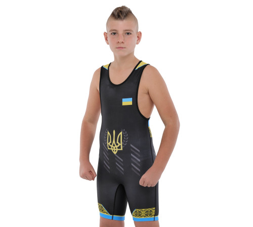 Трико для боротьби дитяче UKRAINE SP-Sport зріст 128-162см кольори в асортименті