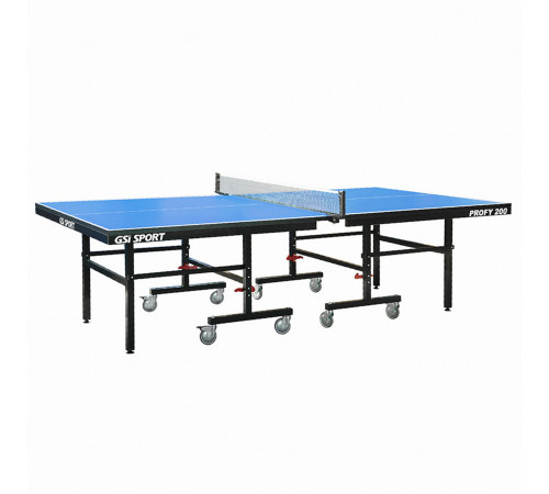 Стіл для настільного тенісу GSI-Sport Indoor Profi-200 синій