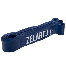 Гума петля для підтягувань та тренувань стрічка силова Zelart POWER BANDS POWER BAND 25-57кг синій