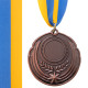 Заготівля медалі спортивної зі стрічкою SP-Sport RESULT ø6,5см золото, срібло, бронза