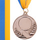 Заготівля медалі спортивної зі стрічкою SP-Sport SKILL ø5см золото, срібло, бронза