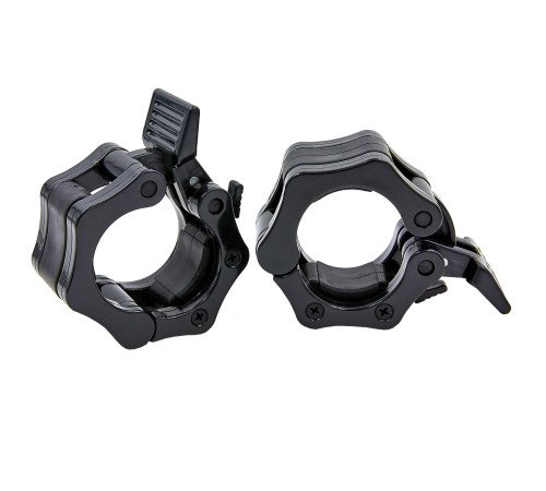 Замки быстросъемные для грифа Lock-Jaw PRO Zelart 2шт диаметр-50мм черный