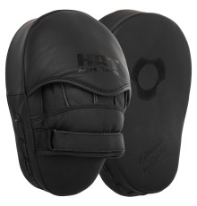 Лапа боксерська вигнута тренувальна шкіра HARD TOUCH 19x5x25см 2штуки кольори в асортименті