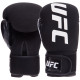 Рукавиці боксерські на липучці неопренові UFC PRO Washable L чорний