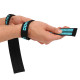 Лямки для тяги WRIST WRAPS LiveUp 2шт синій-чорний