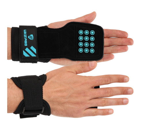 Накладки для підтягування та тяги POWER STRAP LiveUp 2шт чорний