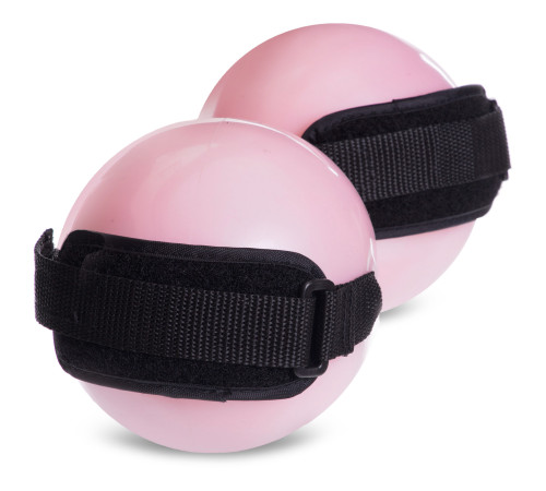 Мяч утяжеленный с манжетом PRO-SUPRA WEIGHTED ENERGY BALL 11см розовый