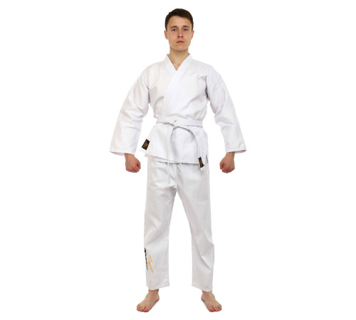 Кімоно для карате куртка штани та пояс MIZANO розмір 110-180см білий