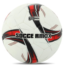 Мяч футбольный HYBRID SOCCERMAX №5 PU белый-красный