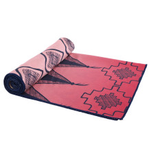 Килимок рушник для йоги з мікрофібри нековзний 4Monster YOGA TOWEL 186x75см кольори в асортименті