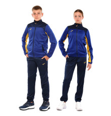 Костюм спортивний дитячий кофта на блискавці та штани Joma NEW METAVERSE 4XS-XS синій-темно-синій