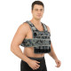 Жилет утяжелитель с регулируемым весом LiveUp WEIGTH VEST вес-1-20кг черный-серый