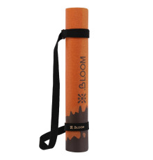 Ремень-стяжка для переноски коврика BLOOM YOGA PAD STRAP черный
