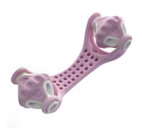Массажер роликовый для тела ручной 2 шарика FHAVK Massage Roller SP-Sport цвета в ассортименте
