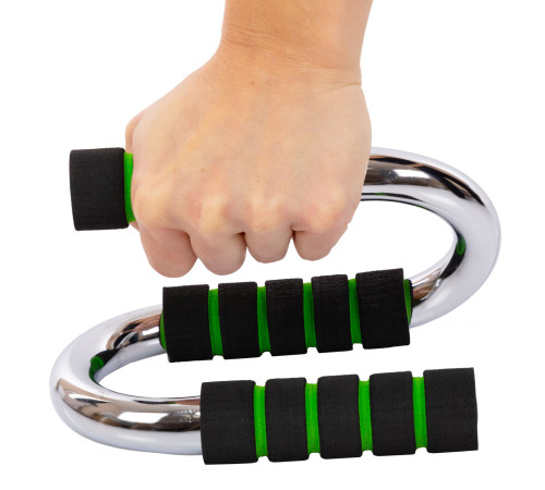 Упори для віджимань 2штуки SP-Sport PUSH-UP BAR 11x21см сірий-чорний-червоний