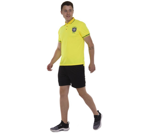 Футболка поло BRASIL SP-Sport S-2XL жовтий-зелений