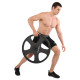 Млинці диски сталеві для станової тяги Deadlift Pulling Weight Plates Zelart 20кг чорний