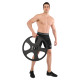 Млинці диски сталеві для станової тяги Deadlift Pulling Weight Plates Zelart 20кг чорний
