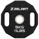 Млинці диски TPU 2 Handle металева втулка Zelart ø51мм 5кг чорний