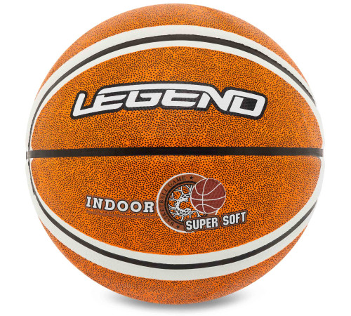 М'яч баскетбольний гумовий LEGEND розмір 7 кольори в асортименті