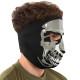 Маска лицьова вітрозахисна SP-Sport Chrome Skull чорний