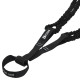 Дверной фиксатор Якорь для эспандеров двойной DOUBLE HEAD DOOR ANCHOR EZOUS черный