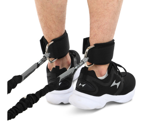 Лямки для ніг TRAINING ANKLE STRAPS 2.0 EZOUS 2шт чорний