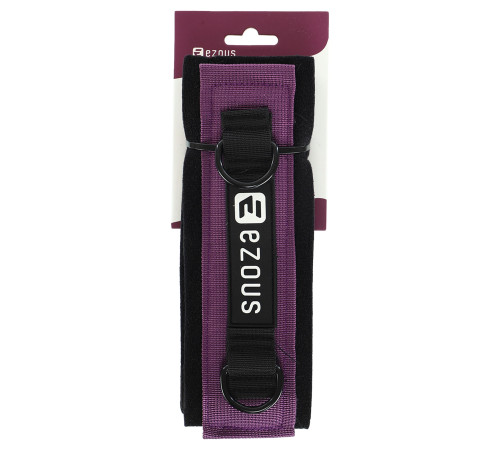 Лямка для ніг TRAINING LEG STRAPS EZOUS 1шт чорний-фіолетовий