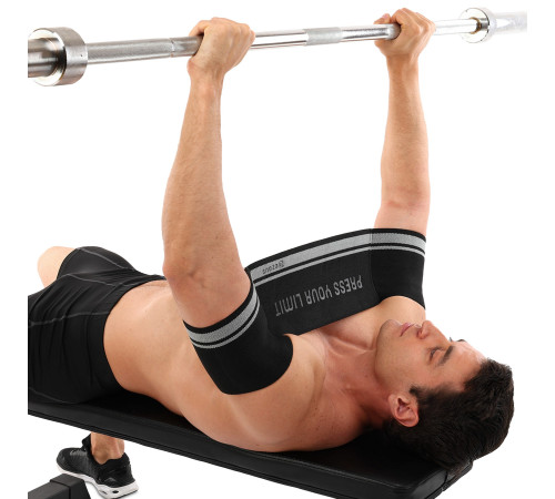 Слінгшот для жиму лежачи SLING SHOT BENCH PRESS BAND 2.0 EZOUS чорний