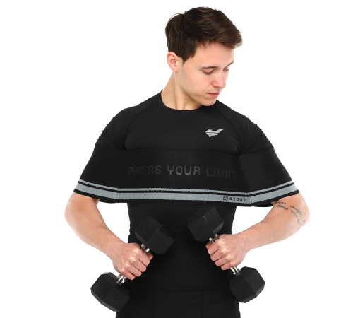 Слінгшот для жиму лежачи SLING SHOT BENCH PRESS BAND 2.0 EZOUS чорний