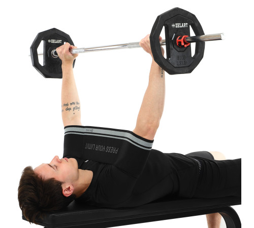 Слінгшот для жиму лежачи SLING SHOT BENCH PRESS BAND 2.0 EZOUS чорний